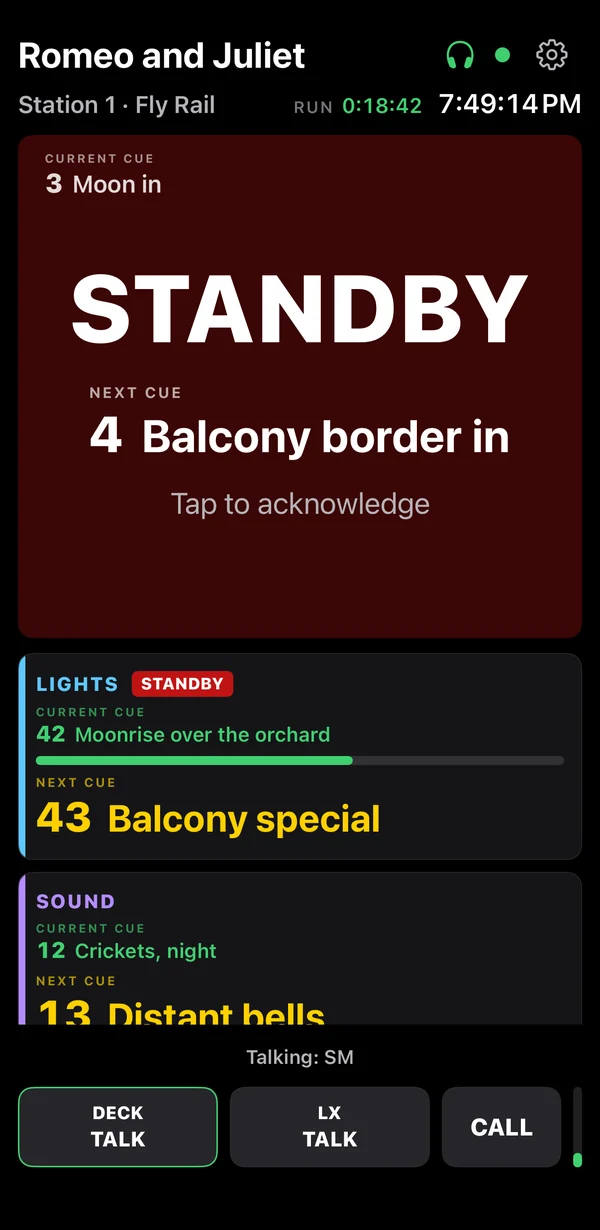 An iPhone as a crew station